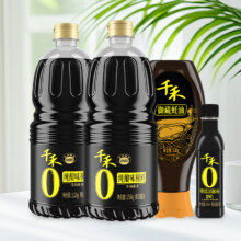 在降价，88VIP:千禾酱油味极鲜蚝油组合1.52kg*2+530g+106ml生抽炒菜凉拌烹饪