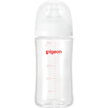 PLUS会员：Pigeon 贝亲 自然实感第3代PRO系列 AA187 玻璃奶瓶 240ml M 3月++凑单