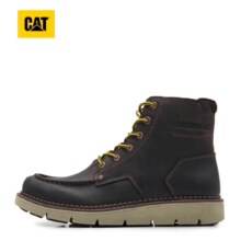 Plus:CAT卡特工装靴马丁靴男靴男鞋 防滑耐磨牛皮复古工靴Covert- 褐色 42