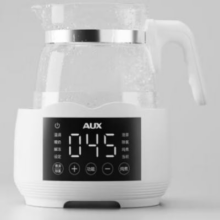 plus：AUX 奥克斯 恒温水壶云朵盖白色 1300ml