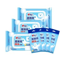 心相印 云熊系列 湿厕纸 160片(40片*3包+10片*4包)