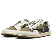 PLUS会员：NIKE 耐克 AIR JORDAN 1 休闲运动鞋 DM7866-200 绿白