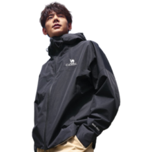 骆驼（CAMEL）雨神户外冲锋衣户外登山服防风防水时尚运动外套 A13CATR157，幻影黑，男 XL