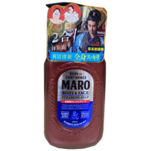 临期品、PLUS会员：MARO 摩隆 洗颜沐浴二合一 清爽型 450ml