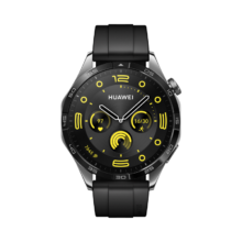 HUAWEI 华为 WATCH GT4 智能手表 46mm 曜石黑 氟橡胶表带