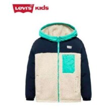 PLUS会员：Levi's李维斯童装 男童外套儿童仿羊羔绒夹克