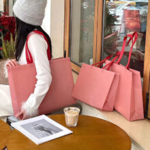 加厚手提服装袋无纺布手提袋手拎女装购物袋旅行袋外出 1个装【无纺布手提袋】活动专享