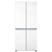 双11预告、再降价、21日20点、plus会员、：Haier 海尔 475升 山茶花 十字四门T型冰箱 BCD-475WGHTD1BGZU1