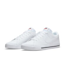 双11开门红、plus会员：耐克（NIKE）官方COURT LEGACY男子运动鞋复古板鞋低帮时尚抓地DH3162 101白色/白色/黑 38.5