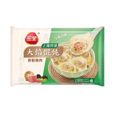 PLUS会员：三全大馅馄饨 上海风味三鲜馄饨 40只500g*7件