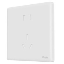 Schneider Electric 施耐德电气 珍铂UPC系列丝绒白色86型墙壁5孔插座 新国标