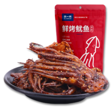 PLUS会员：水一方 现烤鱿鱼 香辣鱿鱼头 80g 任选3件