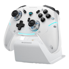 再降价、plus会员：机械师 G5Pro Max无线蓝牙游戏手柄 steam手柄 畅玩版白