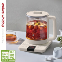 PLUS会员：EWIWE Pro版养生壶/简奢米白色 1.8L