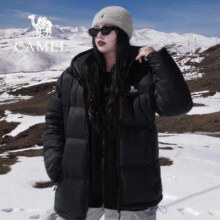 骆驼 火山 防泼水白鸭绒羽绒服