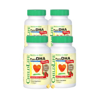 CHILDLIFE 宝宝专用鱼油小金珠DHA 90粒*4瓶