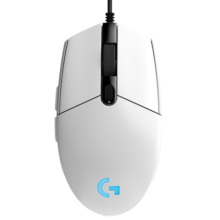 罗技（G） G102二代有线游戏鼠标 RGB电竞绝地求生LOL鼠标  8000DPI轻量化编程鼠标台式鼠标 G102（白色）