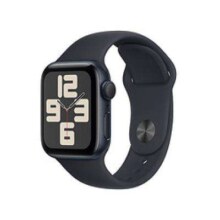 PLUS会员：Apple 苹果 Watch SE 2023款 智能手表 GPS版 44mm 午夜色 橡胶表带 M/L