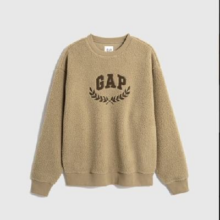 再降价、PLUS会员：Gap 盖璞 仿羊羔绒宽松卫衣