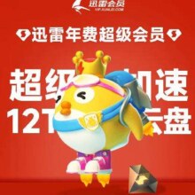 14日20点、双11预告：Thunder 迅雷 超级会员 15月卡