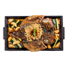 PLus会员:GUO LIAN国联小霸龙 蒜香烤鱼 1kg 2-3人份