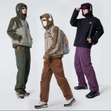 双11狂欢、plus会员：CAMEL 骆驼 男女机能拼接防水夹克徒步登山服外套