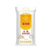 金龙鱼高筋麦芯粉5kg面粉家用面包粉馒头饺子面条高筋面粉10斤