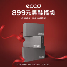 双11开门红：ecco 爱步 男鞋限量福袋（内含2双鞋）