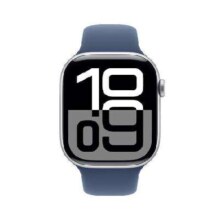 21日20点、plus会员：Apple/苹果 Watch Series 10 智能手表GPS款46毫米银色铝金属表壳丹宁色运动型表带M/L MX223CH/B