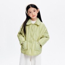 Mini Peace 女童轻薄羽绒服 绿色110cm