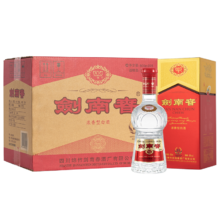 PLUS会员、京东百亿补贴：剑南春 水晶剑 38度 500ml*6瓶 整箱装 浓香型白酒