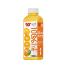 PLUS会员：味全 100%橙汁 300ml/瓶*2件