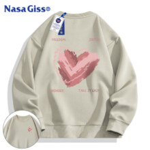 PLUS会员：NASA GISS圆领卫衣 男 卡其 M