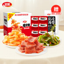 plus：卫龙 香辣魔芋爽 赠海带亲嘴烧 约522g*2件