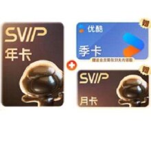 百度网盘 SVIP会员 13个月+优酷季卡