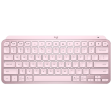 罗技（Logitech）大师系列 MX Keys Mini 简约无线蓝牙 高端办公键盘 智能键盘 语音键盘 背光时尚 超薄便携 玫瑰粉
