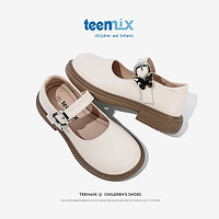 14号20点！TEENMIX 天美意 女童小皮鞋新款时尚公主