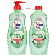 奥妙 大桶酵素餐具净洗洁精 白茶柠檬草1kg*2瓶