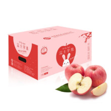plus会员：京觅 烟台苹果 单果果重230g+ 共4kg