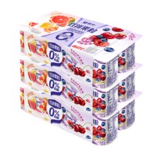 京东百亿补贴:蒙牛（MENGNIU）双拼果粒0蔗糖风味酸牛乳圆周杯 90g×24杯