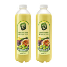 豪园油柑百香果汁1.25L*23.4元（需领券）（1.2/瓶）