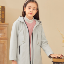 HAZZYS 哈吉斯 女童保暖厚风衣