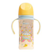 贝亲（Pigeon）PPSU双把手奶瓶 第3代 330ml-马戏团 LL号 9个月以上  AA225