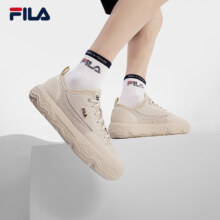 FILA 男鞋ROCK复古帆布鞋 安哥拉棕-AG 43