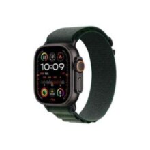 PLUS会员：Apple 苹果 Watch Ultra2 智能手表 GPS+蜂窝版 49mm 钛金属黑色 暗绿色高山回环式表带 S