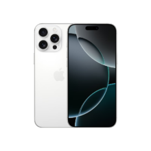 双11狂欢：Apple/苹果 iPhone 16 Pro Max（A3297）256GB 白色钛金属