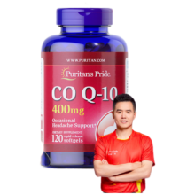 双11狂欢、PLUS会员：Puritan's Pride 普丽普莱 辅酶Q10软胶囊 400mg 120粒