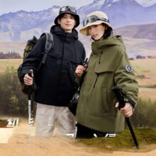 雅鹿  情侣男女同款  城市户外工装羽绒服  2024新款保温外套