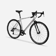 plus会员：DECATHLON 迪卡侬 RC100 V2 Van Rysel升级版 公路自行车 8882002 银色 XS 700C 7速