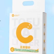PLUS会员:宠元的欧卡纯豆腐猫砂6L*2